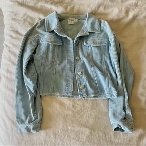 princess polly cropped corduroy jacket